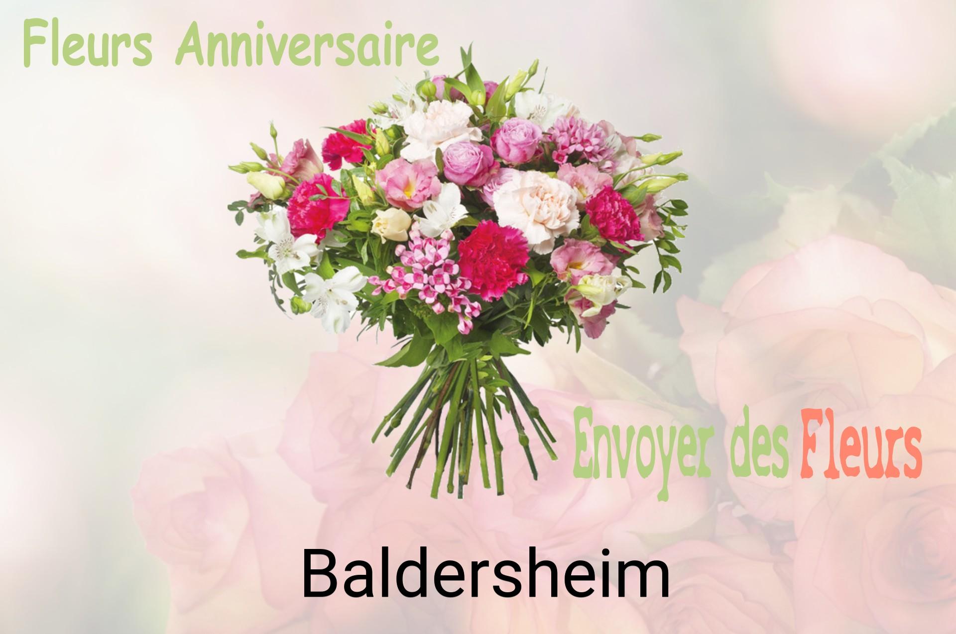 Bouquet de fleurs d’anniversaire livré à Baldersheim