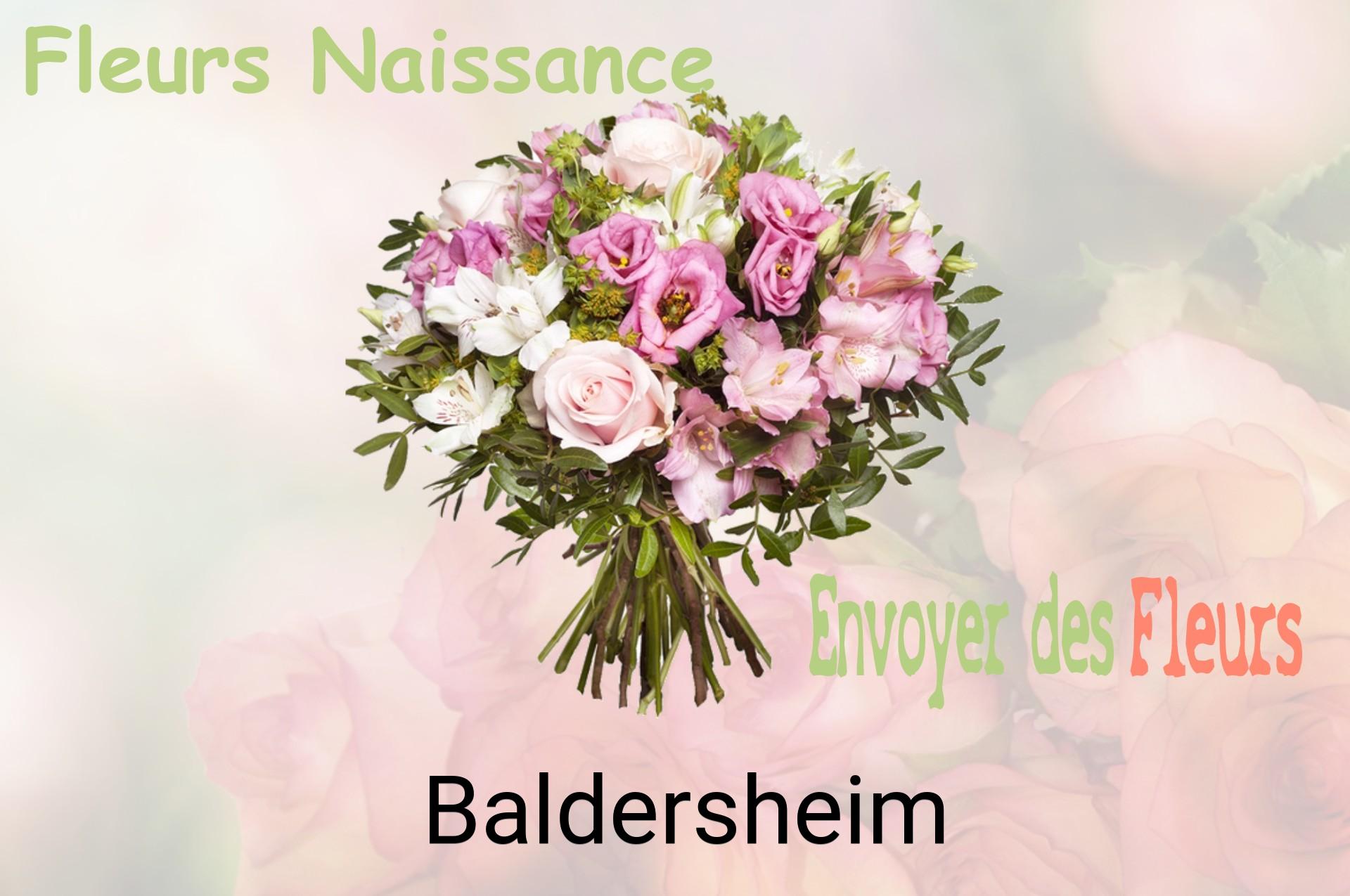 Bouquet de fleurs de naissance livré à Baldersheim